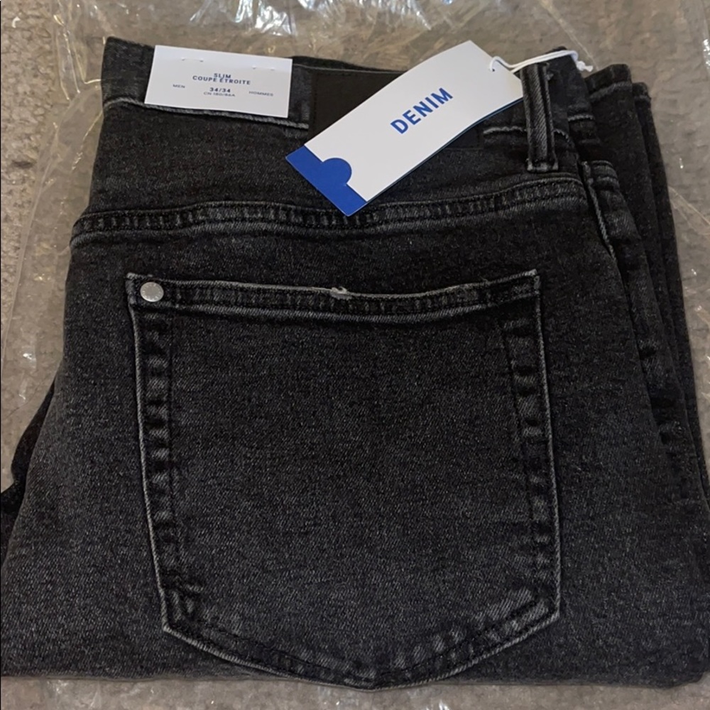NWT Men H&M black jeans